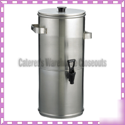 New 5 gallon stainless beverage dispenser 