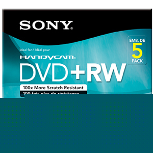 Sony 5DPW30R2H -sony dvd+rw media - w/ 2 yr w