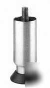 Flanged toe stainless steel equipment legs
