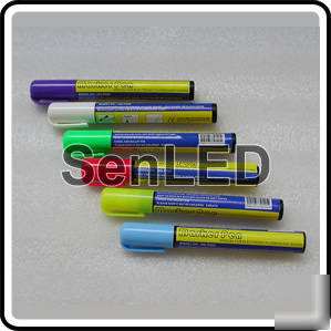 Fluorescent marker pen led illuminate sign panel board