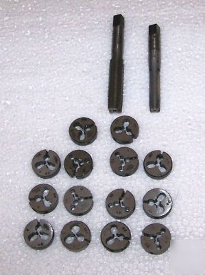 Greenfield tap and die set lot of other taps 