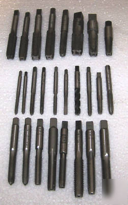 Greenfield tap and die set lot of other taps 