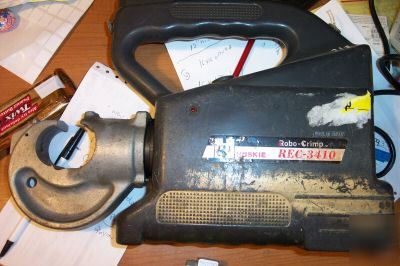 Huskie tool rec-3410 battery hydraulic crimper 12 ton*