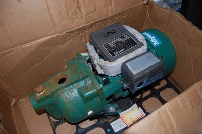 New myers jet pump + motor QD75S 3/4 hp shallow well