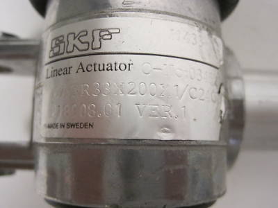 Skf cat series industrial linear actuator 24VDC IP44 
