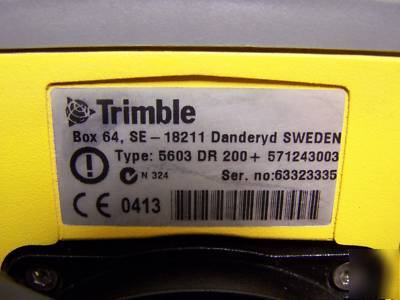 Trimble 5603 DR200+ robotic total station - surveying 