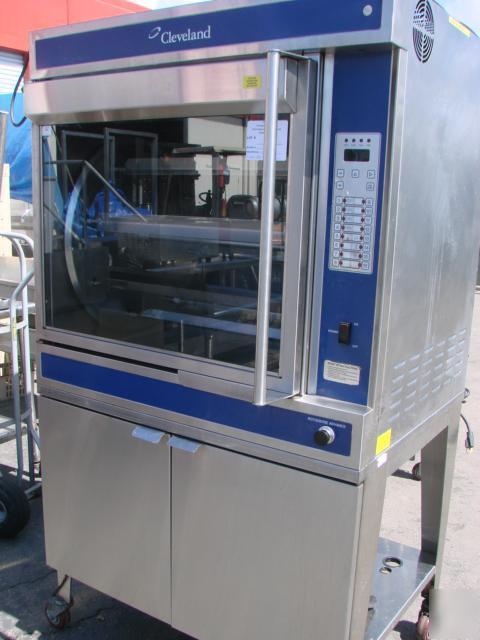 Used cleveland CR32 natural gas chicken rotisserie