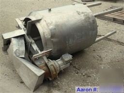 Used- tank, 125 gallon, 316 stainless steel, dimple jac