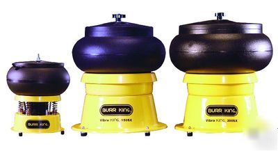 Vibra / burr king bench top polishing vibratory bowls