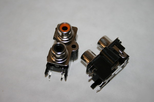 2 way phono rca female socket assembly FD1D13
