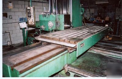 5â€ lucas 542B120 table type horizontal boring mill