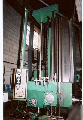 5â€ lucas 542B120 table type horizontal boring mill