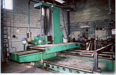 5â€ lucas 542B120 table type horizontal boring mill