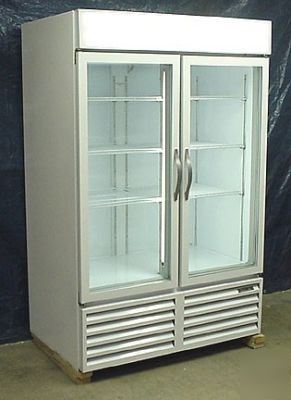 Beverage-air two glass door cooler merchandiser