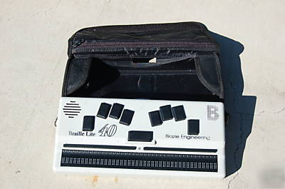 Braille-lite notetaker- blt-40 cell display blazie eng