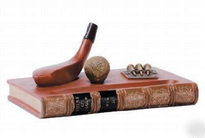 Golfers desk top pen & supply holder~keep desk in order