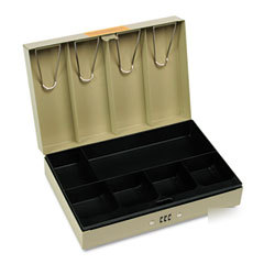 Mmf industries locking heavyduty steel layflat cash bo