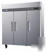New reach in freezer - 72 cubic feet - 1 ea