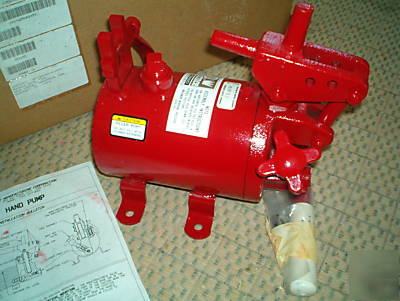Surplus prince mfg hydraulic hand pump pm-hp-5 1/2 gal.