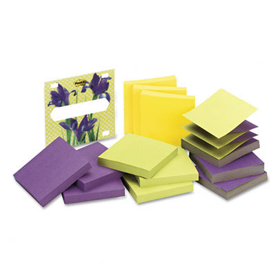 3D pop-up disp notes 3 colors 12 90-sheet pads/pk