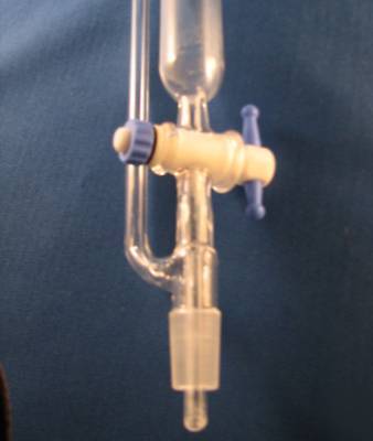 Ace 25ML addition funnel w/ pressure equalizing