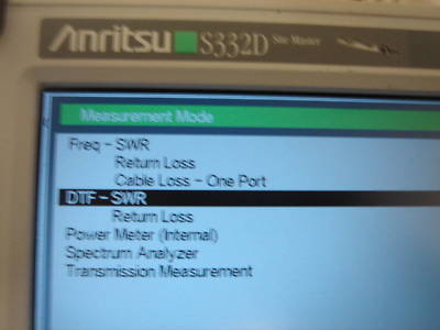 Anritsu S332D site maste cable and antenna analyzer
