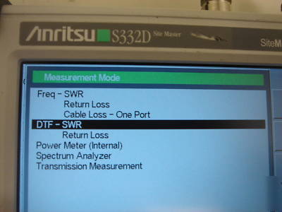 Anritsu S332D site maste cable and antenna analyzer