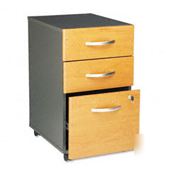 Bush series c threedrawer mobile pedestal file
