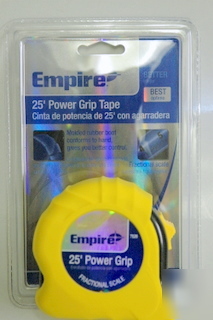 Empire 25' power grip tape measure #7526