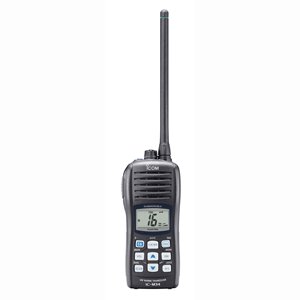 Icom M34/220V-icom M34 220V hand held vhf radio - w/ 2 