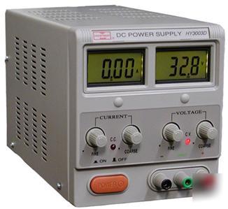 Mastech variable linear dc power supply 0-30V @ 0-3A