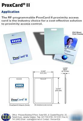 New 100 hid access control cards - prox card ii 26 bit