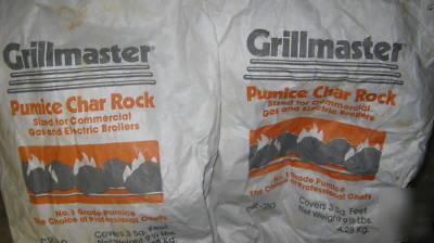 New 2 grillmaster pumice char-rock #cr-20 (no )