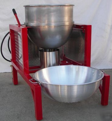 New kettle corn popper machine equipment 
