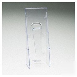 New stand tall® leaflet wall pocket, clear, 4-9/1...