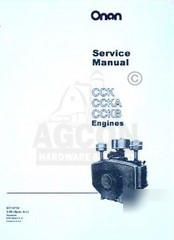 Onan cck ccka cckb spec a-j engine service shop manual