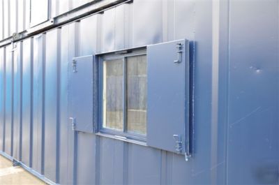 Two matching 32'X10' anti-vandal portable buildings