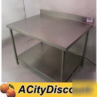 Used s/s commercial utility work prep table 48X36