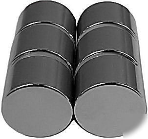 6 neodymium magnets 3/4 x 1/2 inch disc N48 rare earth