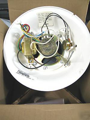 (9) lucent p-tec lite 70 volt speaker w/volume control 