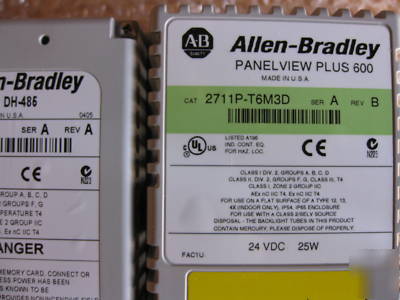 Allen bradley panelview plus 2711P-T6M3D, 