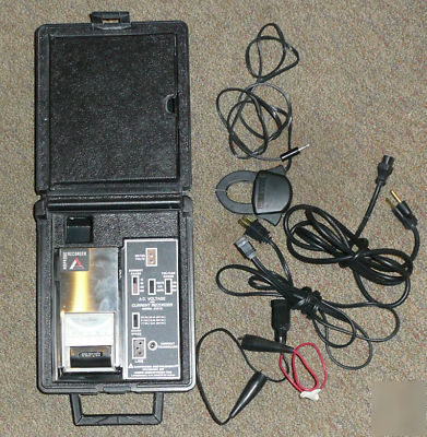 Amprobe AV21E ac voltage & current chart recorder @@@@@