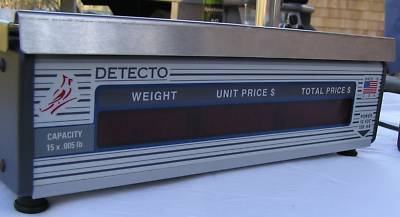 Detecto price computing deli scale 30 lb. dual display