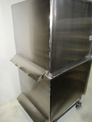 Dog animal stainless steel cage top of the line nice