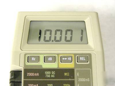 Fluke 8060A digital multimeter dmm meter w/leads