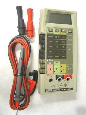 Fluke 8060A digital multimeter dmm meter w/leads