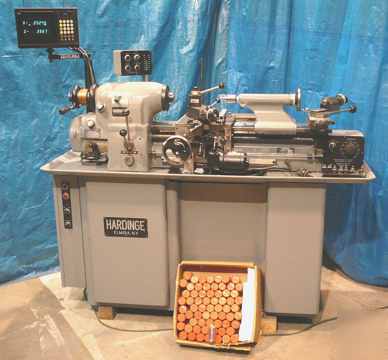 Hardinge hlv-h toolroom lathe dro/tooling single phase 