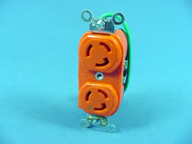 Leviton L5-15 locking isolated gnd receptacle 15A 125V