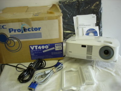 Nec VT490 lcd video projector w/ 2000 ansi lumens 