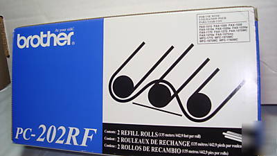 New #2 (two) brother pc-202RF fax refill rolls-ribbon * 